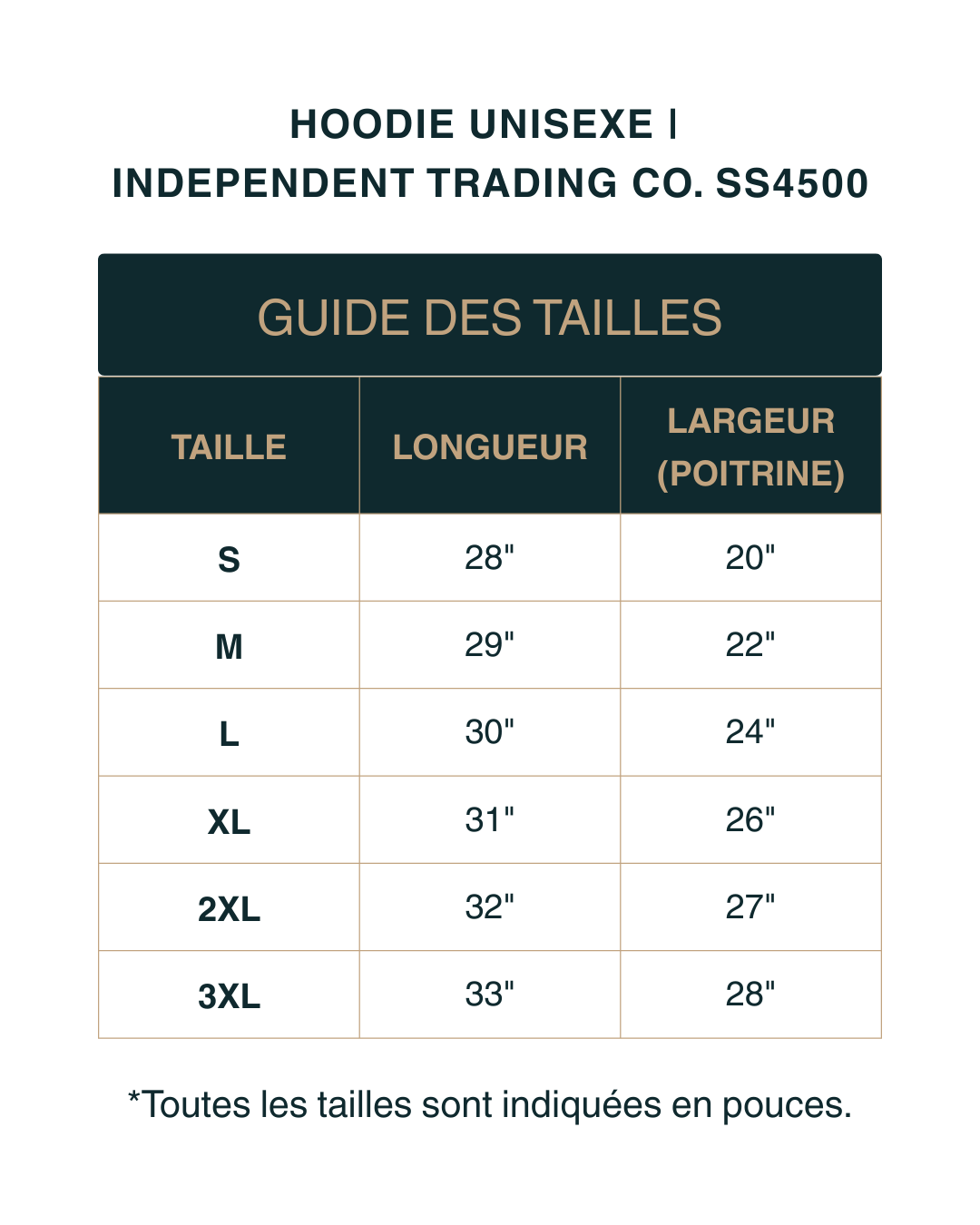 Hoodie Unisexe | Confort & Qualité Premium | Independent Trading Co. SS4500 | 35 couleurs disponibles