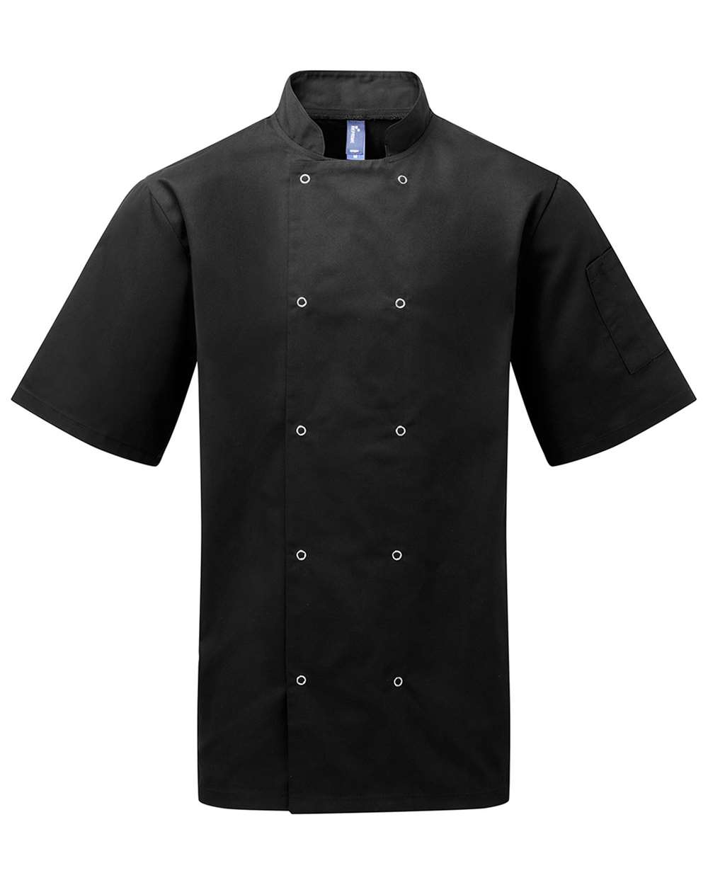 Chemise de cuisine unisexe | Manches courtes et devant à boutons-pression | Artisan Collection By Reprime RP664 | 2 couleurs disponibles