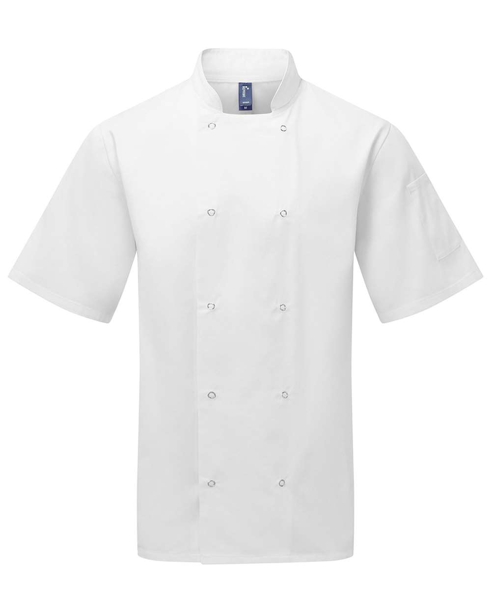 Chemise de cuisine unisexe | Manches courtes et devant à boutons-pression | Artisan Collection By Reprime RP664 | 2 couleurs disponibles
