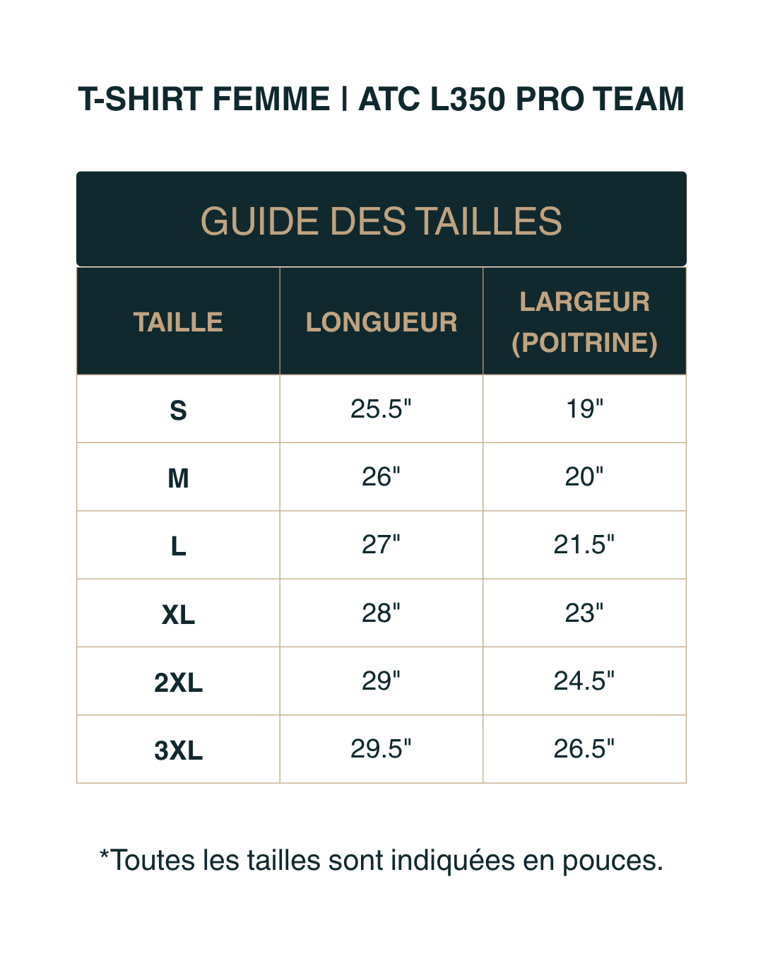 T-shirt femme manches courtes | ATC L350 Pro Team | 14 couleurs disponibles