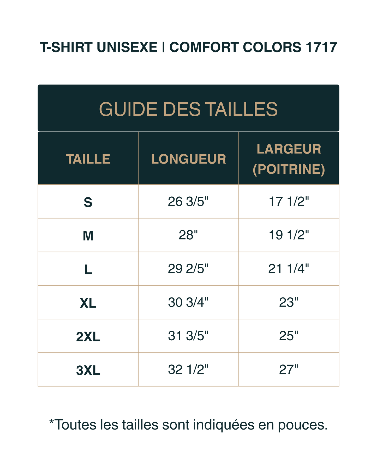 T-shirt Comfort Colors 1717 | Vêtements Personnalisés | FYLIA Impression