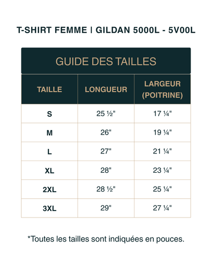 T-shirt Col en V pour femme manches courtes | Gildan Heavy Cotton 5V00L | 15 couleurs disponibles