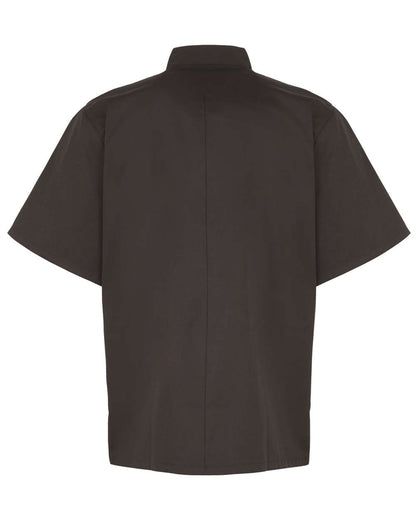 Chemise de cuisine unisexe | Manches courtes et devant à boutons-pression | Artisan Collection By Reprime RP664 | 2 couleurs disponibles