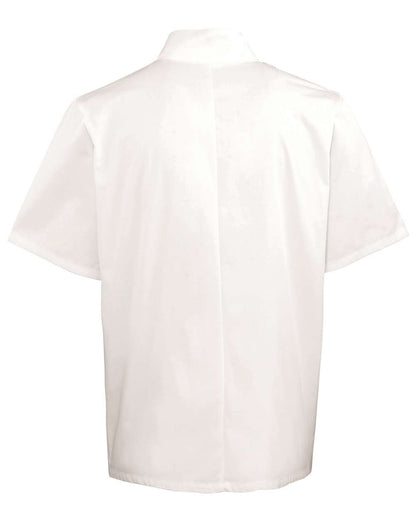 Chemise de cuisine unisexe | Manches courtes et devant à boutons-pression | Artisan Collection By Reprime RP664 | 2 couleurs disponibles
